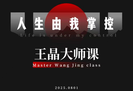 王晶大师课：流量破局-人生由我掌控-小优资源网