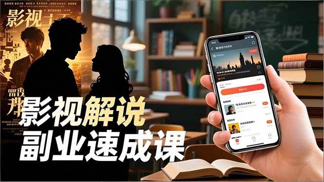 （16740期）Tk影视解说副业速成课，软件安装、全流程实操、爆款预设，新手两周变现-小优资源网