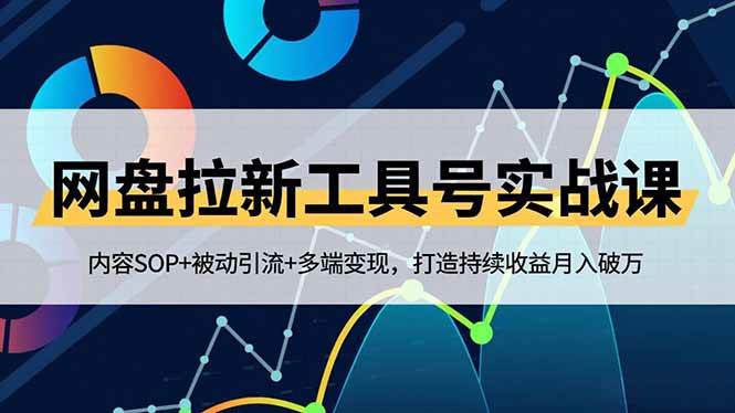 （16687期）网盘拉新工具号实战课，内容SOP+被动引流+多端变现，打造持续收益月入破万-小优资源网