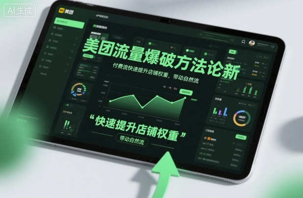 美团流量爆破方法论，付费流快速提升店铺权重，带动自然流-小优资源网