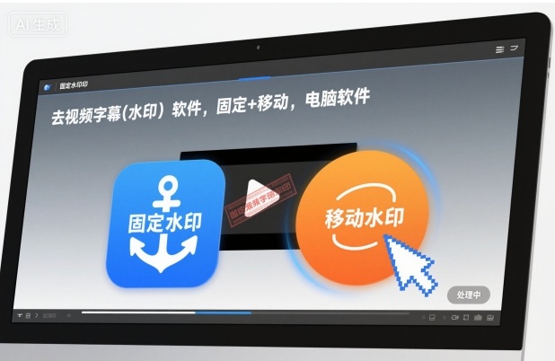 去视频字幕(水印）软件，固定+移动，电脑软件-小优资源网