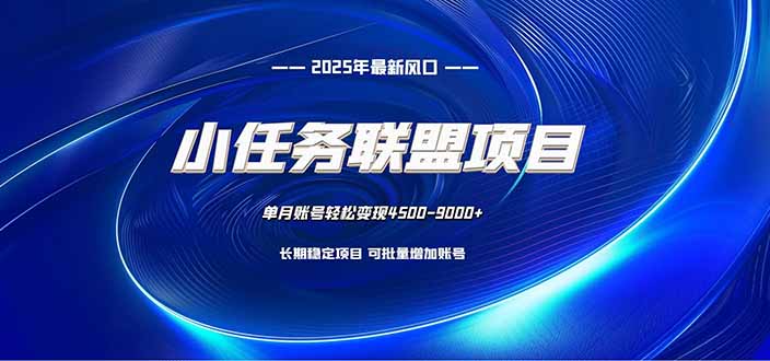 小任务联盟项目：一台电脑每天只需10分钟，轻松简单稳定-小优资源网