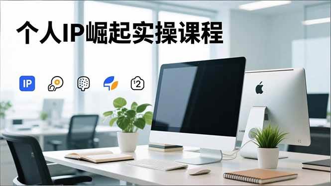 （16616期）个人IP崛起实操课程，IP思维塑造+赛道精准调研+账号高变现搭建+内容创作-小优资源网