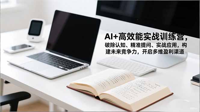 AI+高效能实战训练营，破除认知、精准提问、实战应用，构建未来竞争力，开启多维盈利渠道-小优资源网