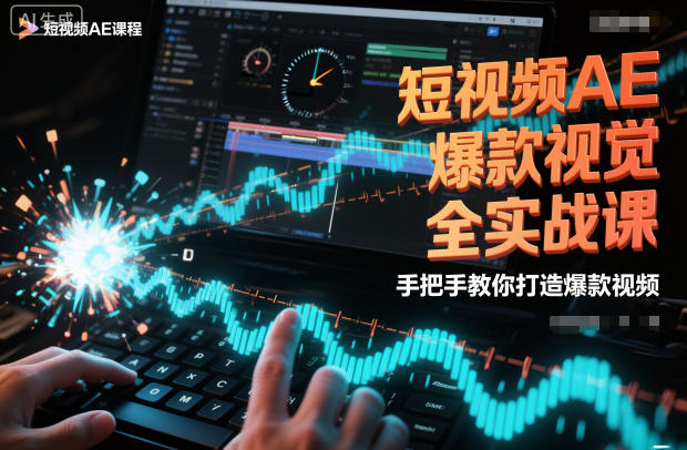 短视频AE爆款视觉全实战课，手把手教你打造爆款视频-小优资源网