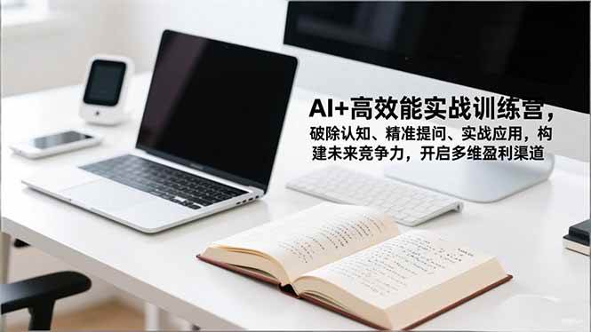 （16635期）AI+高效能实战训练营，破除认知、精准提问、实战应用，构建未来竞争力，开启多维盈利渠道-小优资源网
